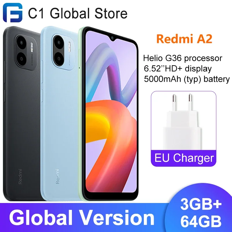Xiaomi Redmi A2 5000mAh поддерживает