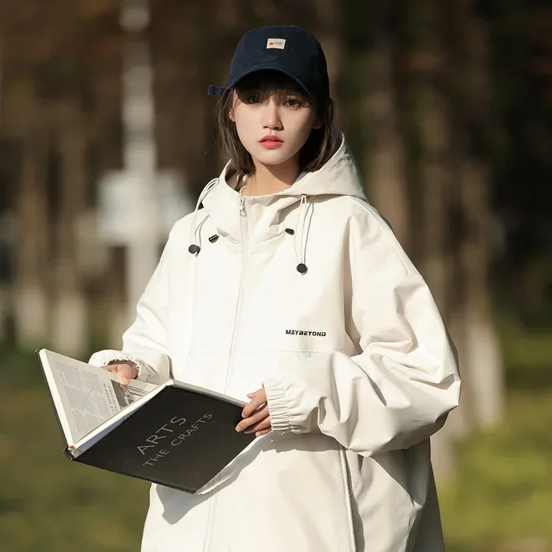 Autumn Women Japanese Baseball Windbreaker Jackets Long Sleeve Single Outerwear Coat High Street Harajuku Fashion Bomber Jacket 3