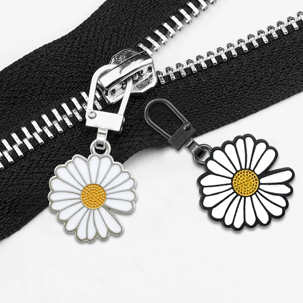 5PCS Zipper Pull Replacement Detachable Zip Pulls Metal Zipper Repair Replacement Slider Kit Coat Jacket Backpack Handbags