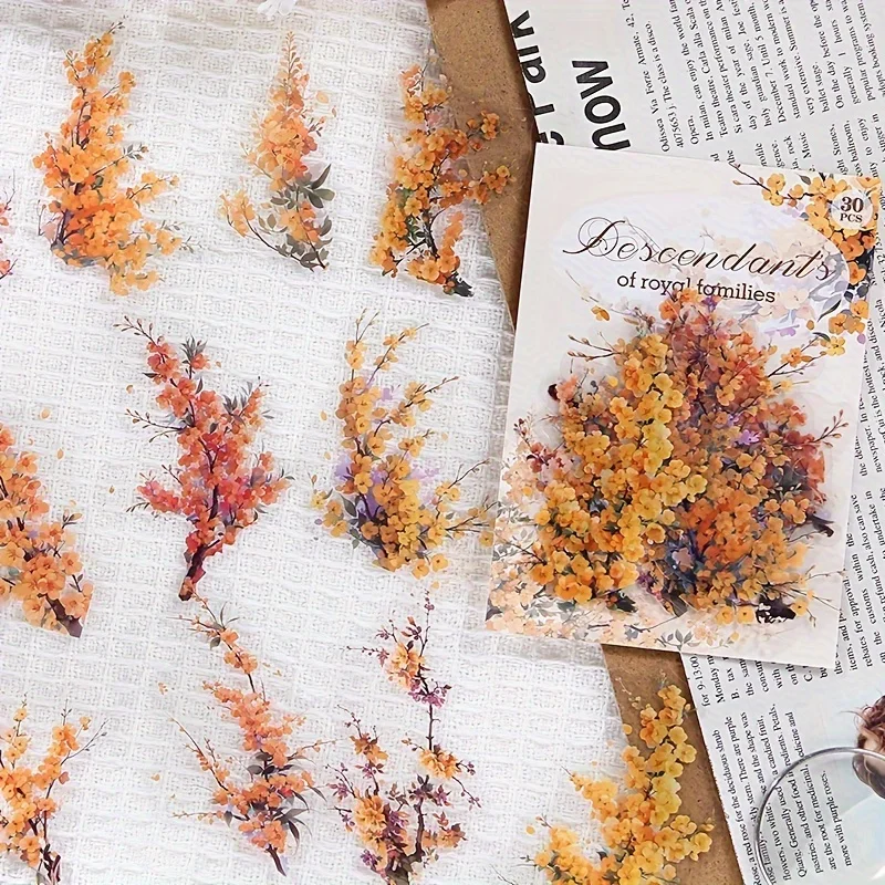 Vintage Floral Stickers 4