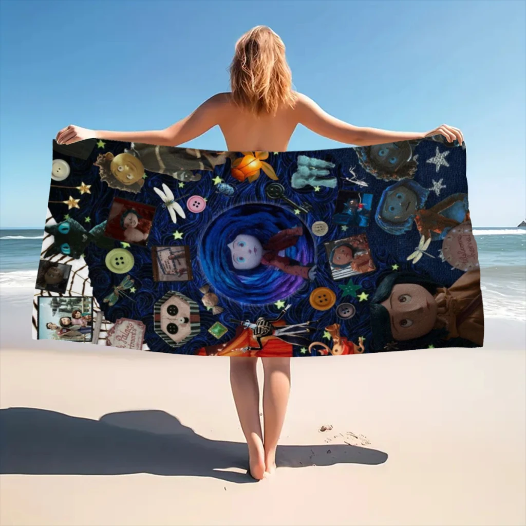 

Movie-Coraline Men Women Swim Trunks Quick Dry Beach Shorts Board Shorts Swimwear Bathing Suits