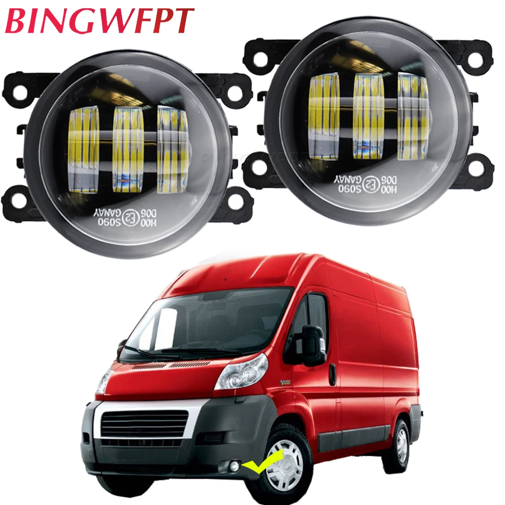 

Фонарь для Dodge Promaster 1500 2500 3500 Fiat 500 Panda, передний бампер автомобиля, противотуманная фара, дневные фонари, дневные ходовые огни, 12 В