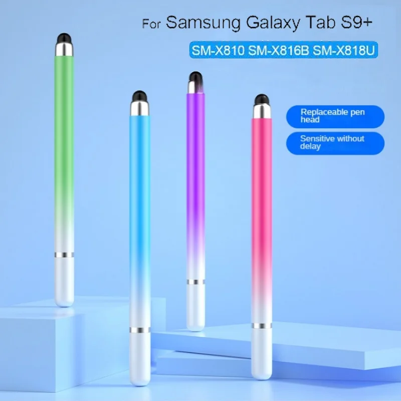 

2 In 1 Stylus Pen For Samsung Galaxy Tab S9+ 12.4" S9 Plus S9 Ultra S9 11 Tablet Touch Pencil Universal Drawing Screen Pencil