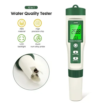 10 in 1 Digital PH Meter Water Quality Tester