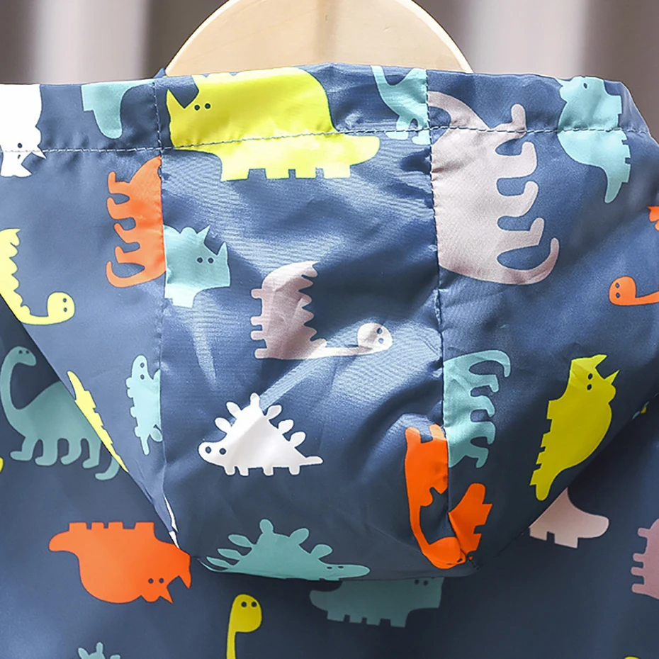 Kids Jackets Dinosaurs Pattern For Boys