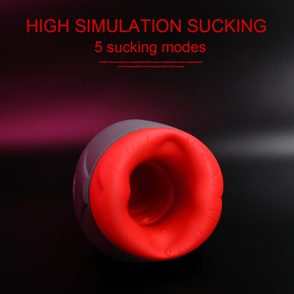 Sucking Masturbator Automatic Pussy Vagina Vibrator Male Sexmachine Heating Mouth Blowjob Masturbation Sex Toys For Men Adults_voghion.com