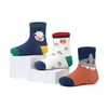 6 Pairs Boys Kids Non-Slip Socks Cute Cartoon Pattern Breathable Comfy Children Floor Socks For All Seasons 4