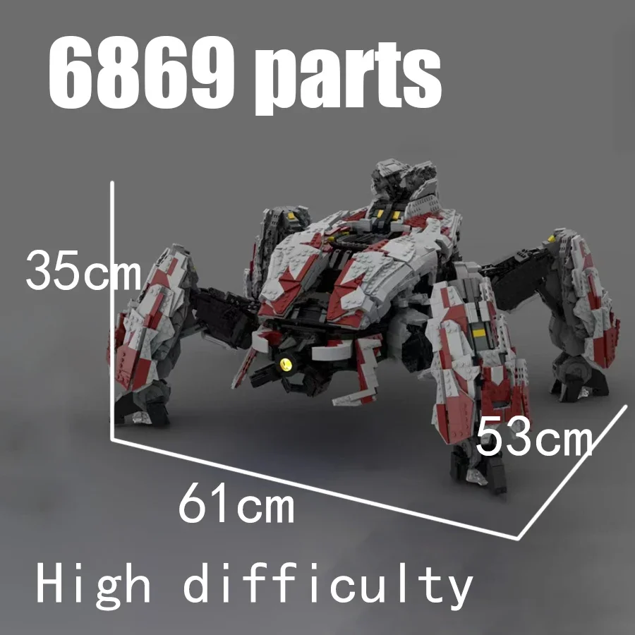 6869 parts Halo Banished Scarab MOC-105211 blocks bricks model