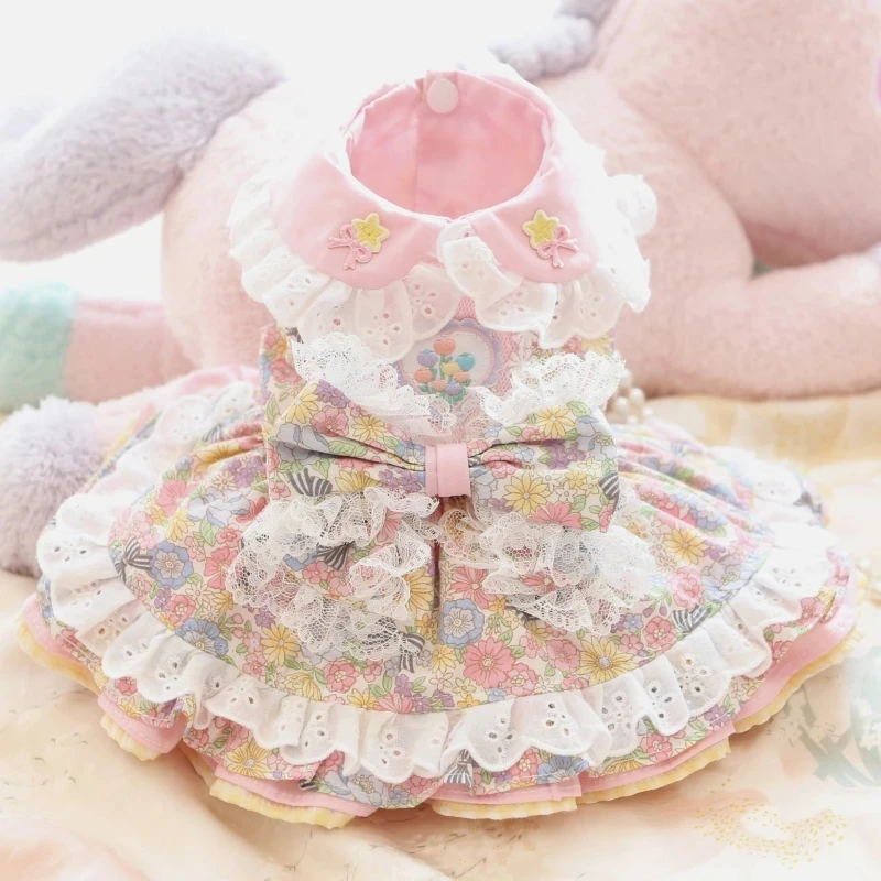 

Summer Pet Puppy Clothes Costumes Cat Yorkshire Terrier Maltese Bichon Poodle Schnauzer Clothing Tutu Small Dog Dress Long Skirt