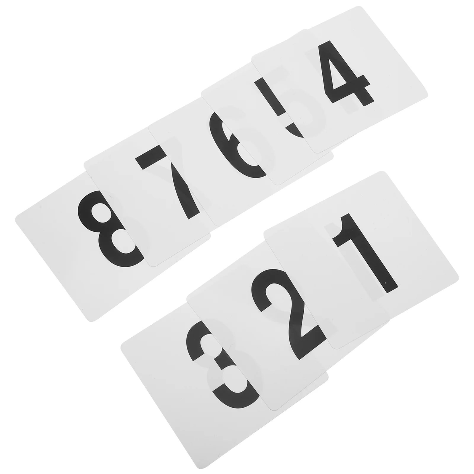 50 Pcs Double Sided Table Numbers Plastic Number Tags Restaurant Table Numbers Wedding Cards Party Supplies Place Cards
