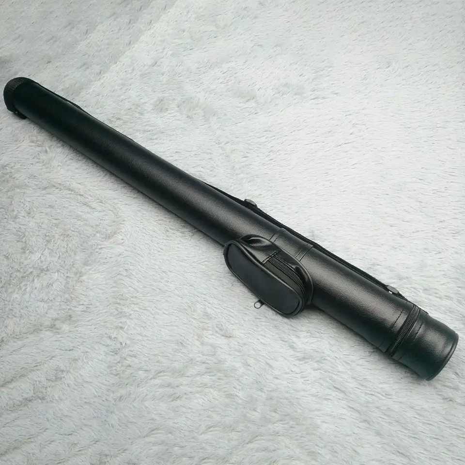 Borsa Per Stecca Da Biliardo - Nylon E Pelle, Portatile, Per 1/2 Stecca, Con Spallacci Regolabili - Foto 5