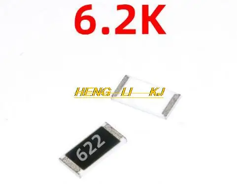 Spedizione Gratuita 500 Pezzi 0603 6 K2, 6.2K Ohm 5% Resistore Smd