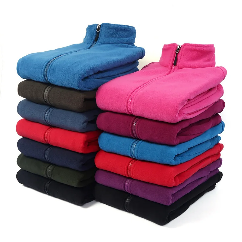 Men Women Fleece Hiking Thermal Jackets Autumn Winter Outdoor Sports Climbing Camping Coats Windbreaker Warm Jackets Sweater
