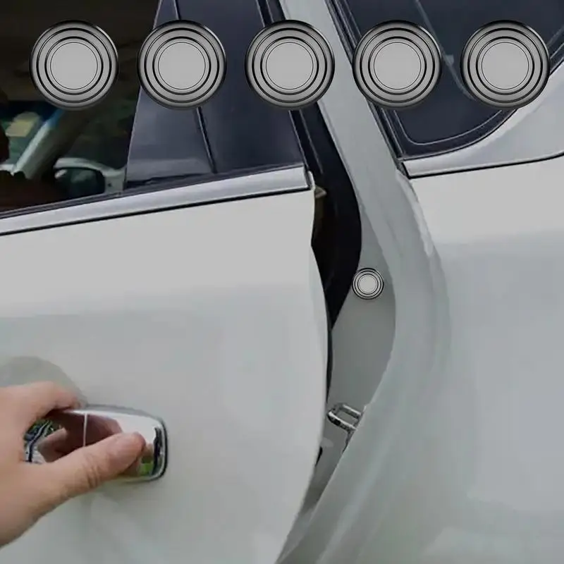 Car Door Anti-Collision Silicone Pads Shock Absorber Gasket Anti-shock Protection Soundproof Silent Buffer Stickers Accessories Car Door Anti Collision Pads