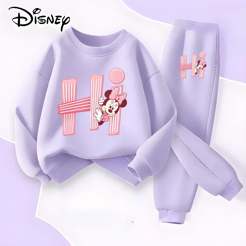 Girls Printed Hoodie Sweatshirt Set 3