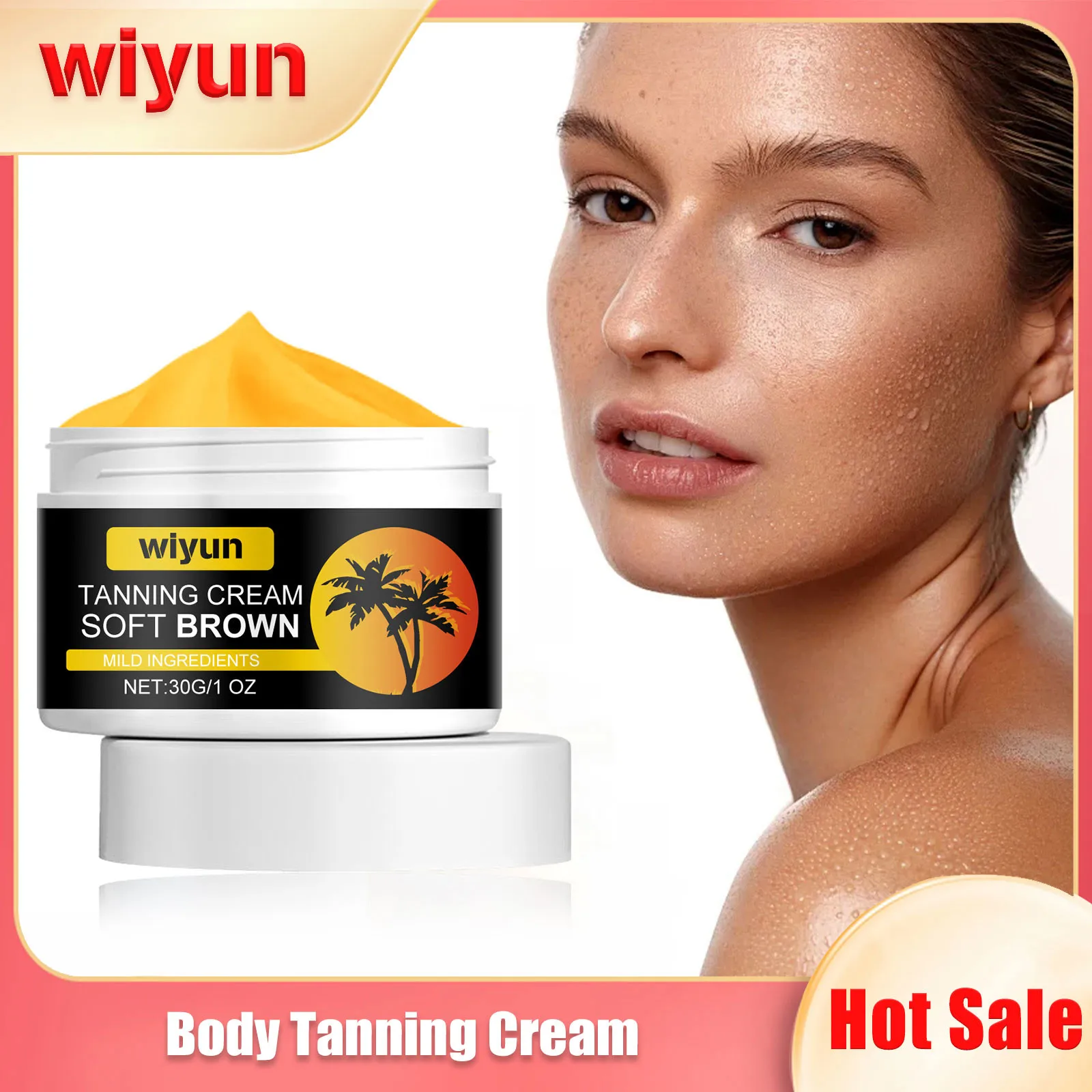 Tanning Accelerator Cream Self Tanner Bronzer Booster Indoor Sunless Sunbath Beach Moisturizing Nourishing Sexy Bronze Tan Cream