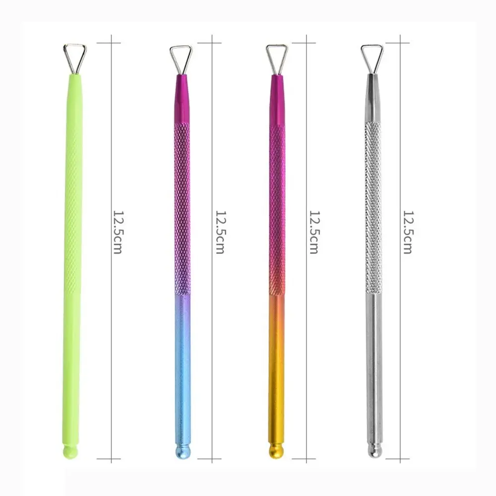 Stainless Steel Double-ended Cuticle Pusher Dead Skin Remover Durable Steel Push Wear-resistant Multifunction