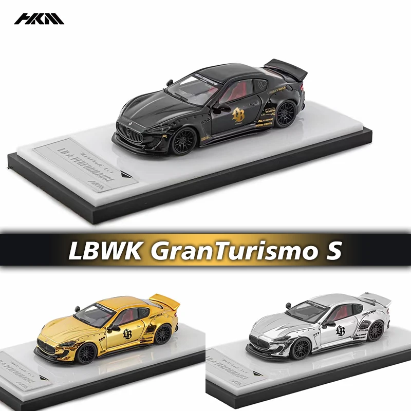 

PreSale HKM 1:64 LBWK GranTurismo Sport GTS M145 Chrome Gold Silver Gloss Black Diecast Diorama Car Model