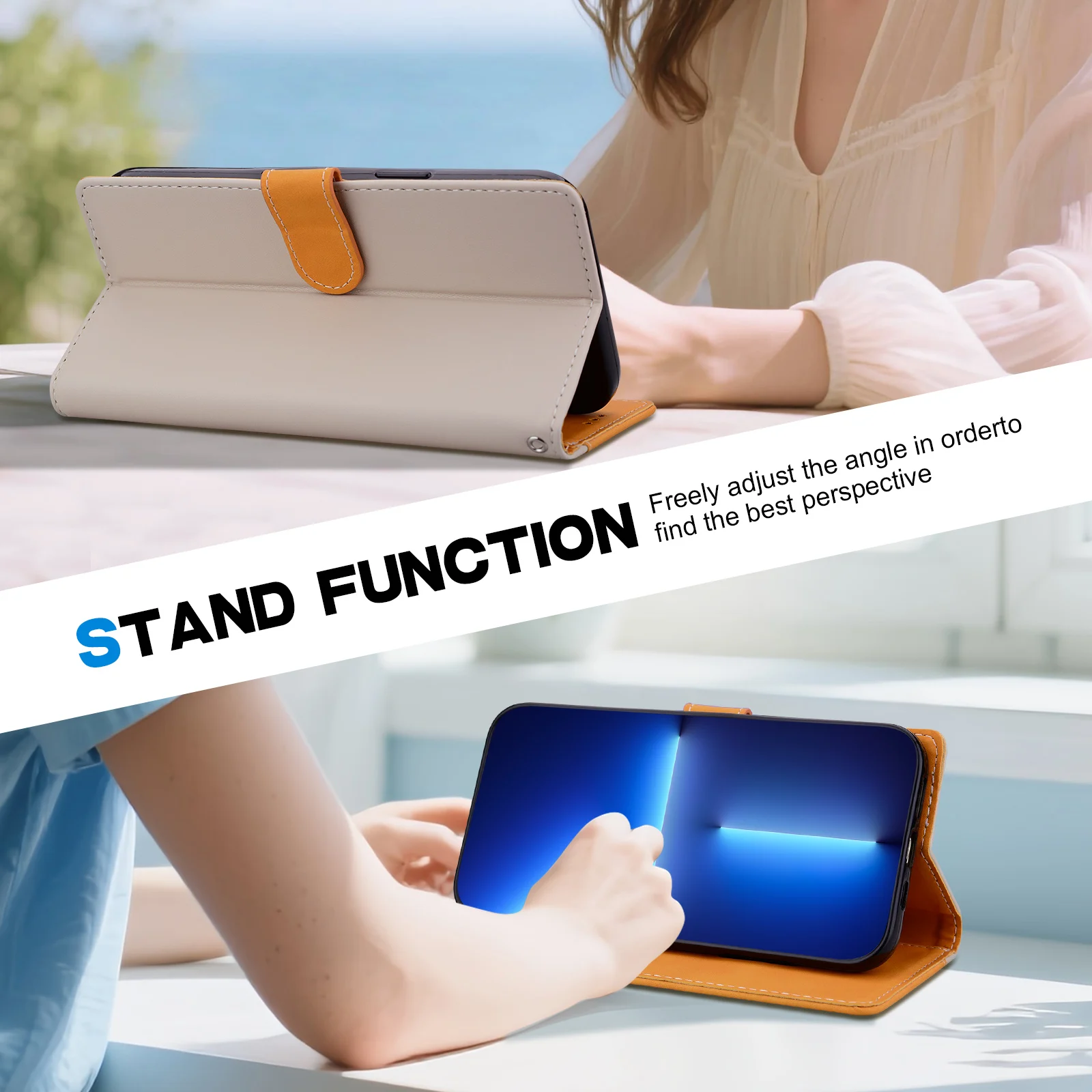Magnetic Flip Leather Wallet Phone Case