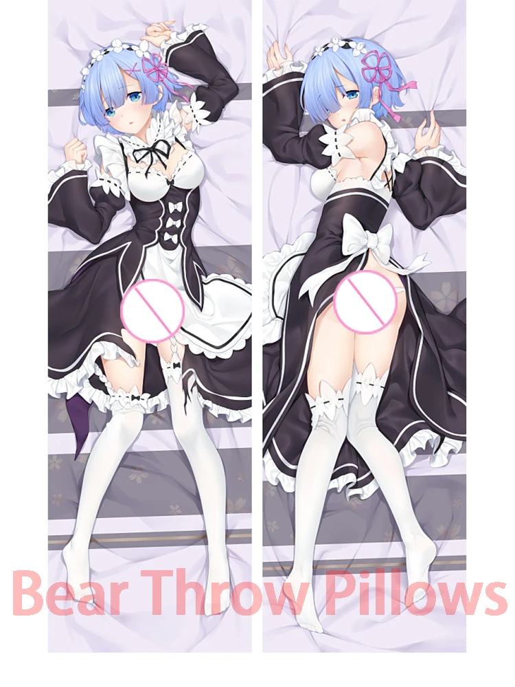 

Dakimakura anime Rem Princess Connect! Re:Dive Double-sided Print Life-size body pillows cover Christmas Decoration gift