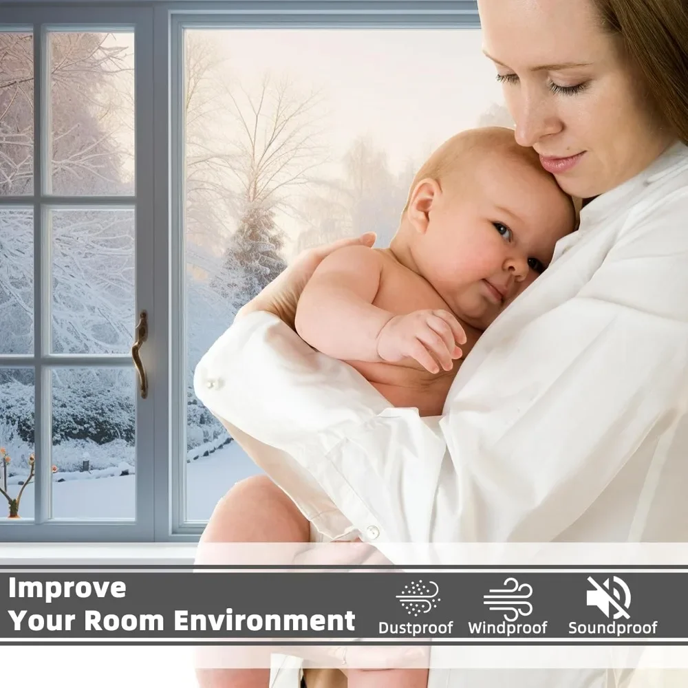 Window Door Sealing Strip Seam Windproof, Soundproof, Self-adhesive Sealing Strip Temperature Resistant, Wind Resistant