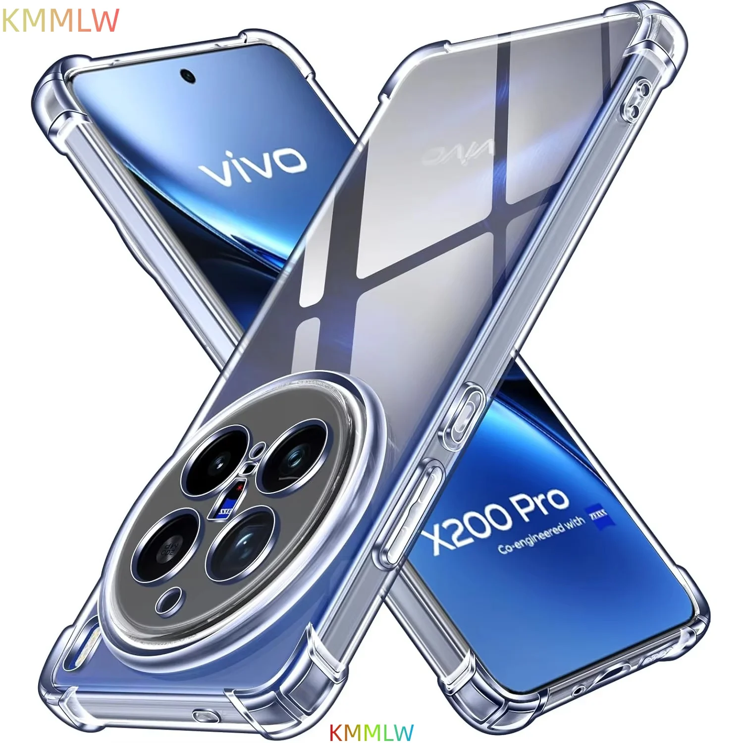 Transparent Shockproof TPU Case with Enhanced Corner Protection