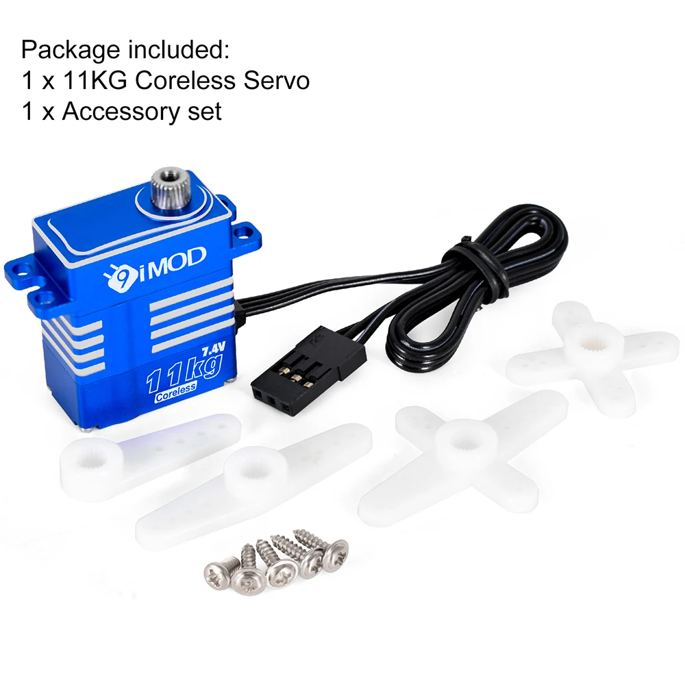 9IMOD RC Digatal Servo 11KG Coreless Metal Gear Servo 4,8-8,4V für RC Auto RC Hubschrauber DIY Zubehör – Detail 1