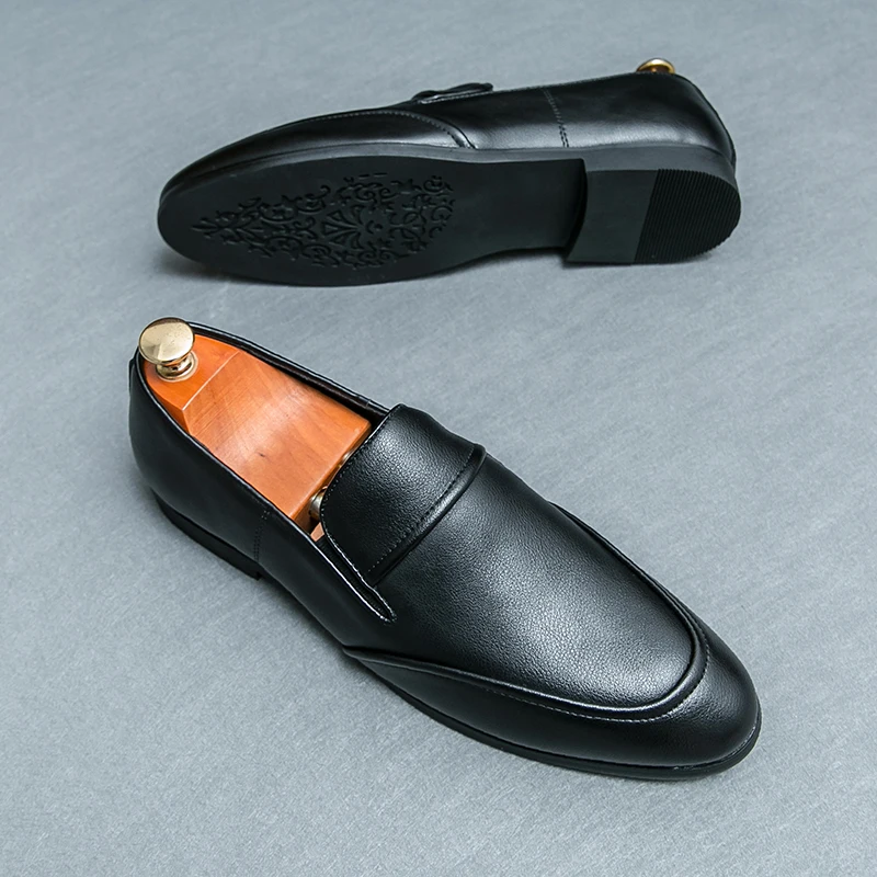 Fashionable New Men Lefu Shoes Black One Step Outdoor Lightweight Tassel Shoes Office Business Casual Shoes Size 38-46 Men Shoes
