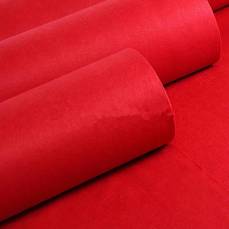 Travel Red Carpet Wedding Carpet Disposable Exhibition Carpet Wholesale Corridor Staircase Mats 4
