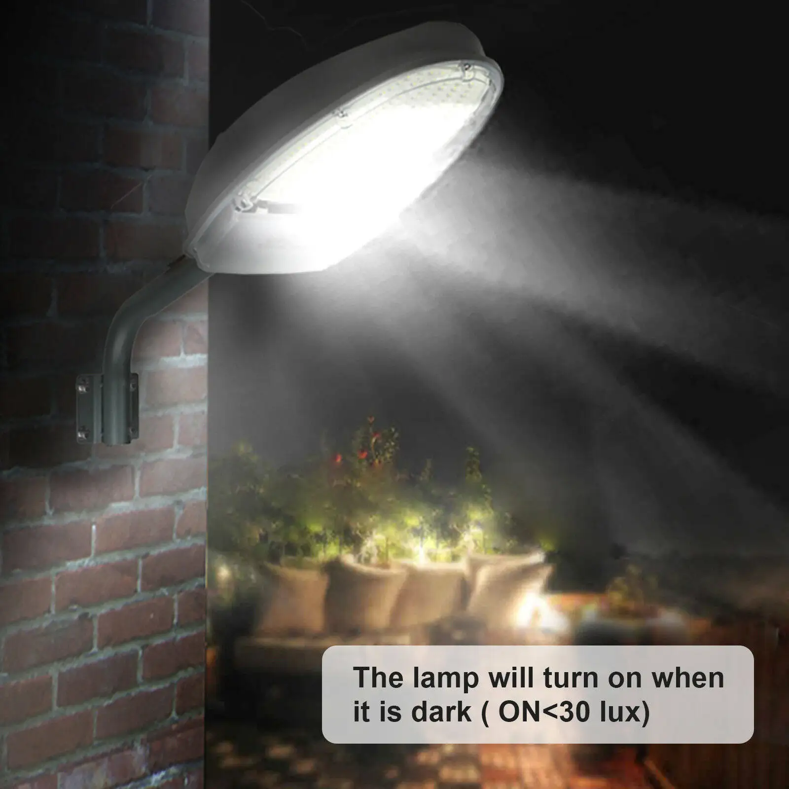 24W 야외 LED 보안등 방수 투광등, 차도, 파티오, 데크, 벽, 정원, 통로, 폭풍에 강하고 부식 방지 기능 제공