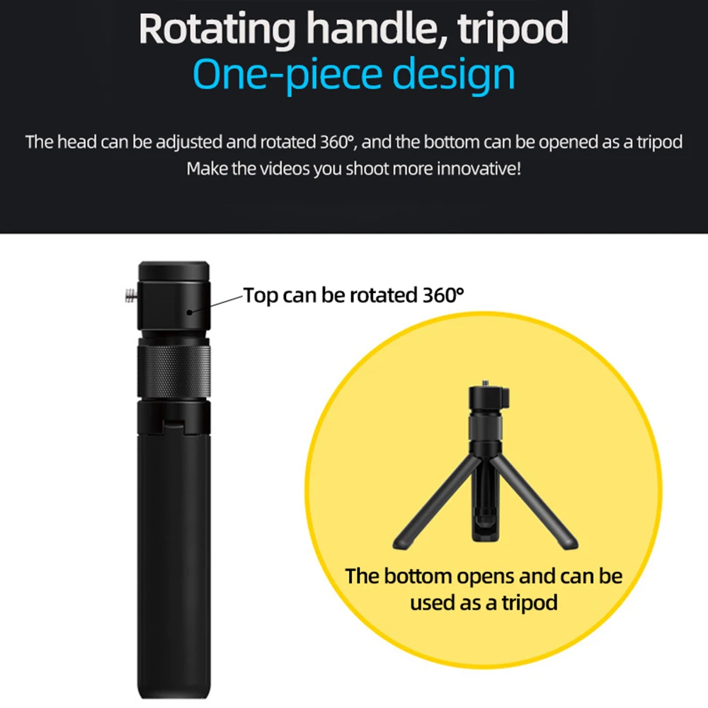 Time Handle For Insta360 ONE X3, ONE X2, ONE R, ONE X, ONE, Panoramic Action Camera