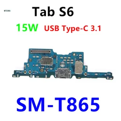 Premium 15W USB Charging Port Board Flex Cable for Samsung Galaxy Tab S6 Repair (SM - T865)
