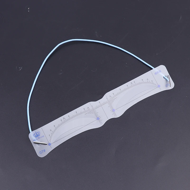 12PCS Reusable Eyebrow Shaper DIY Soft Ruler Brow Definer Stamp Card Stencil Makeup Tool for Man