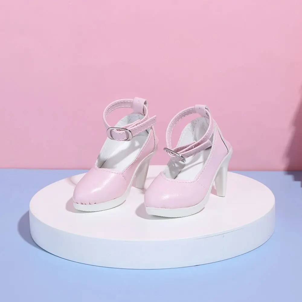 New 11 Styles 7.8CM Doll DIY Wearing PU Leather 60cm Doll Boots Fabric Shoes Play House Accessories Differents Color