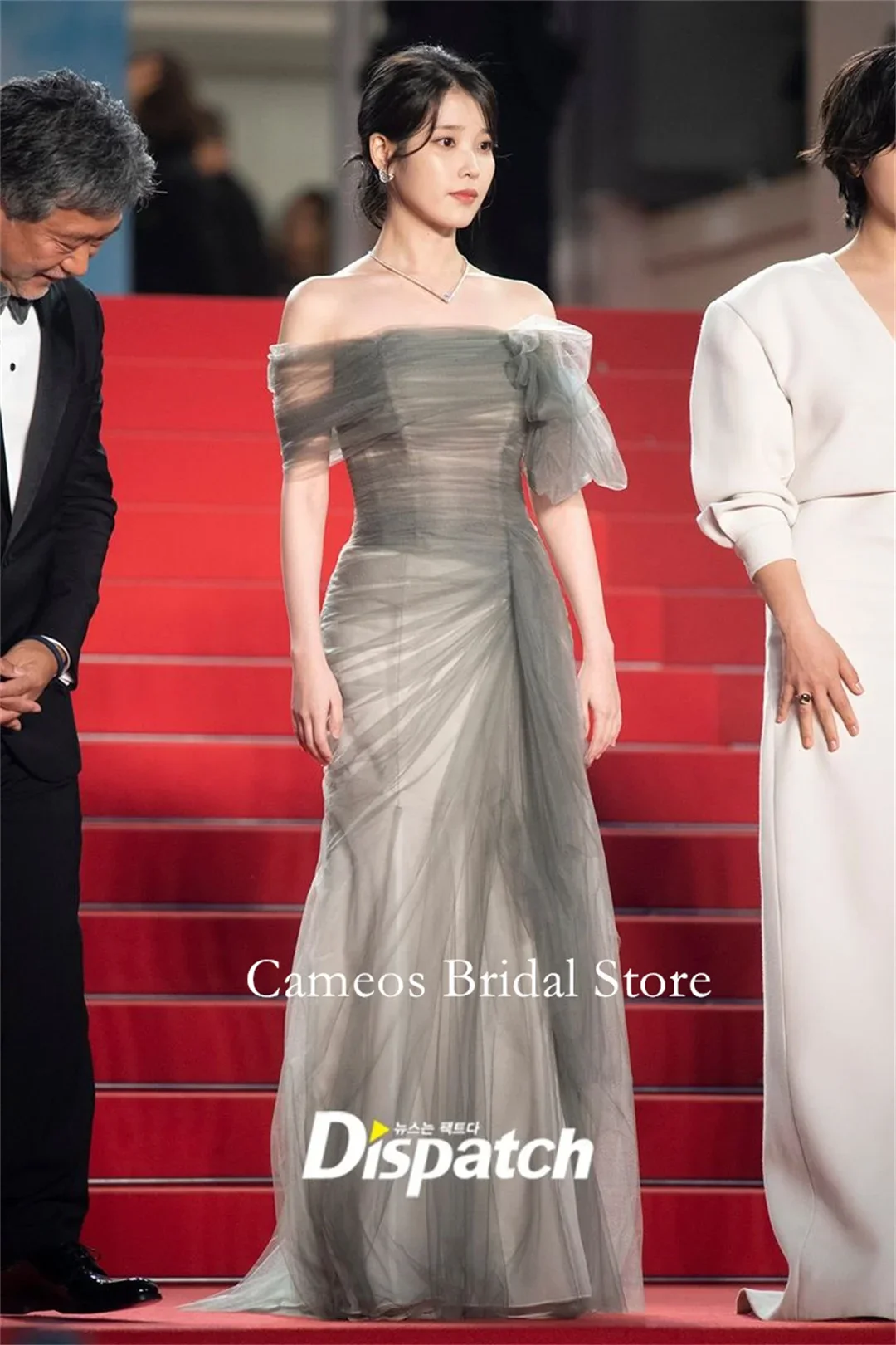 Customized Mermaid Evening Party Dresses Tulle Korea Ruched Wedding Women Gowns Event Prom Gowns women prom dresses