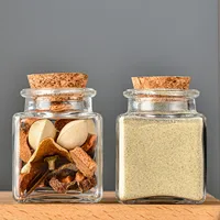 5/10pcs 50ml Clear Glass Bottles with Cork Spice Message Vials Empty Wish Bottle DIY Drifting Empty Tiny Jars Party Decorations 2