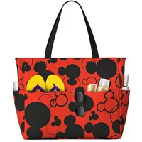 Stylish Disney Mickey Mouse Minnie Women Tote Bag for Weekend Large Beach Bags for Gym 1