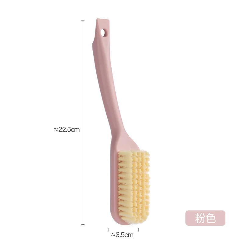 Long Handle Scrubbing Brush Soft Bristle Laundry Clothes Shoes Scrub Brush Portable Plastic Cleaning Brush for Kitchen Bathroom images - 6