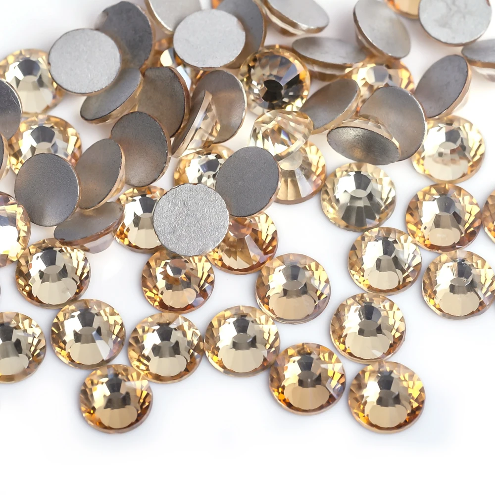 Premium Quality Glass Crystal Rhinestones - Flatback Glitter Stones for Nail Art and DIY Crafts