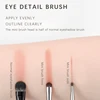Horse Hair Eye Detail Makeup Brush Small Eye Shadow Brush Eyeliner Brush Smudge Brush for Precision Makeup Application