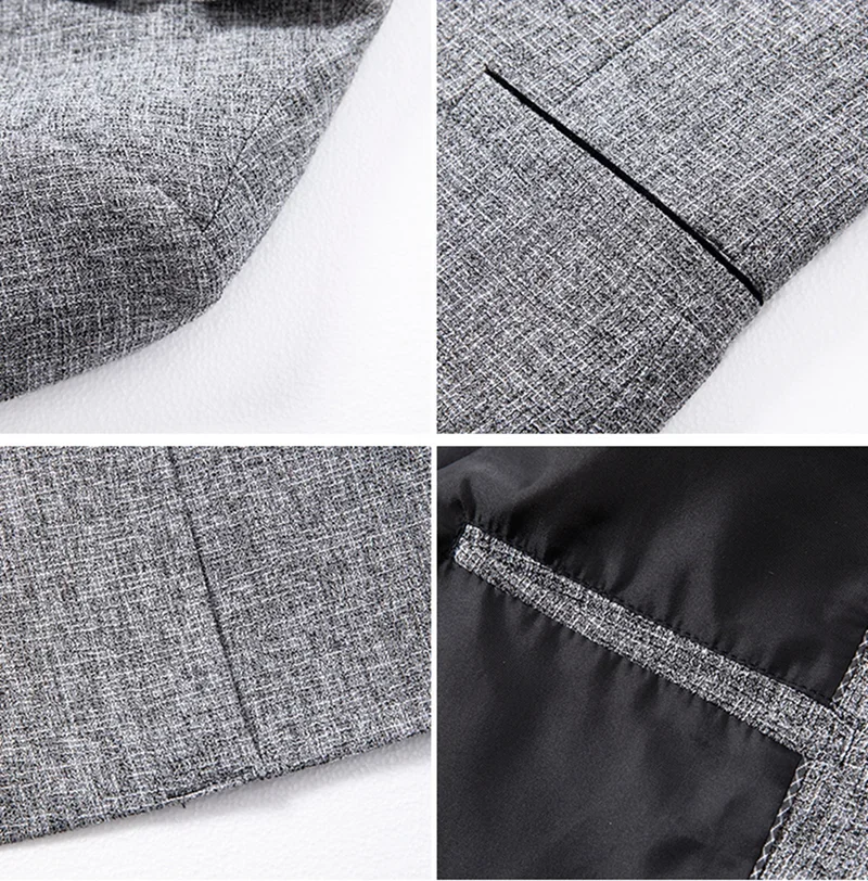 Blazers Fashion Business Everything Trend British Style Casual Slimming Solid Color Wedding Work Four Season Style Male  Blazer 5