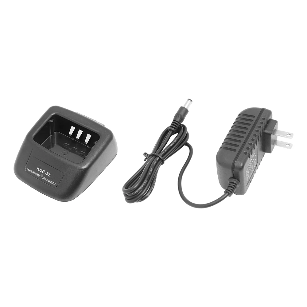 KSC-35 Battery Desktop Charger For KENWOOD KNB-45L KNB-45 For TK-U100 Walkie Talkie two way radio ksc 25 walkie talkie battery desktop charger for kenwood tk 2140 tk 3140 tk 2160 tk 3160 two way radio