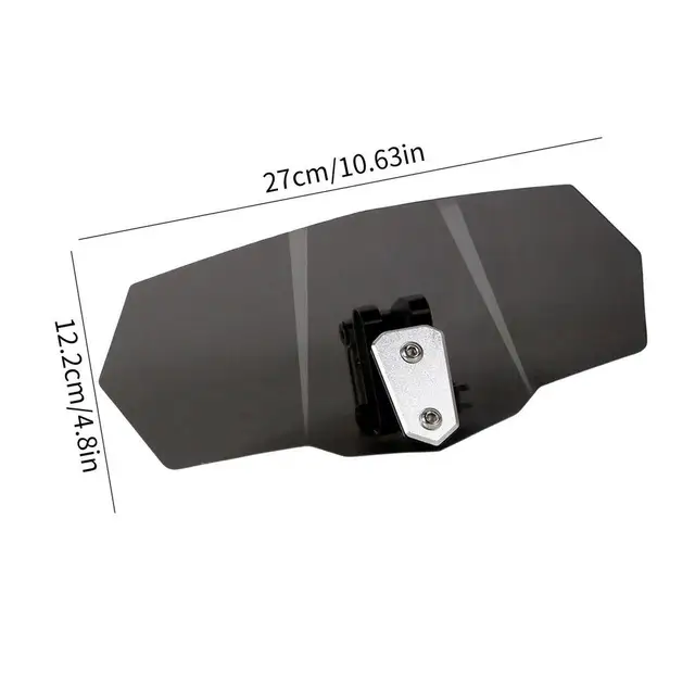 Universal Motorcycle Windshields Clear Large Windscreen Universal