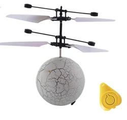 Children's LED Light - Up Mini Drone Toy Helicopter (White)