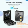 New High-end 2024 SERVO Flilo9 3G WCDMA Cellphone Foldable 2 SIM Card Speed Dial Blacklist Type-C Flip Mobile Phone 2.6“ Displa 2