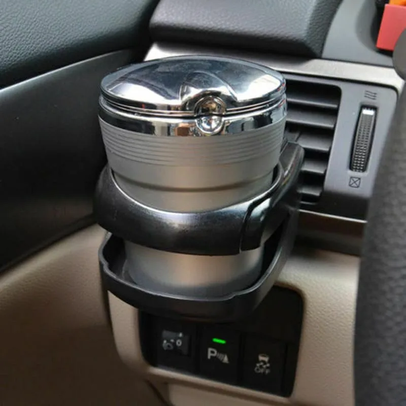 

Auto Car Outlet Air Vent Mount Can Holder Rack Black ABS Car Outlet Air Vent Drink Cup Holder Fits All Soft Drinks