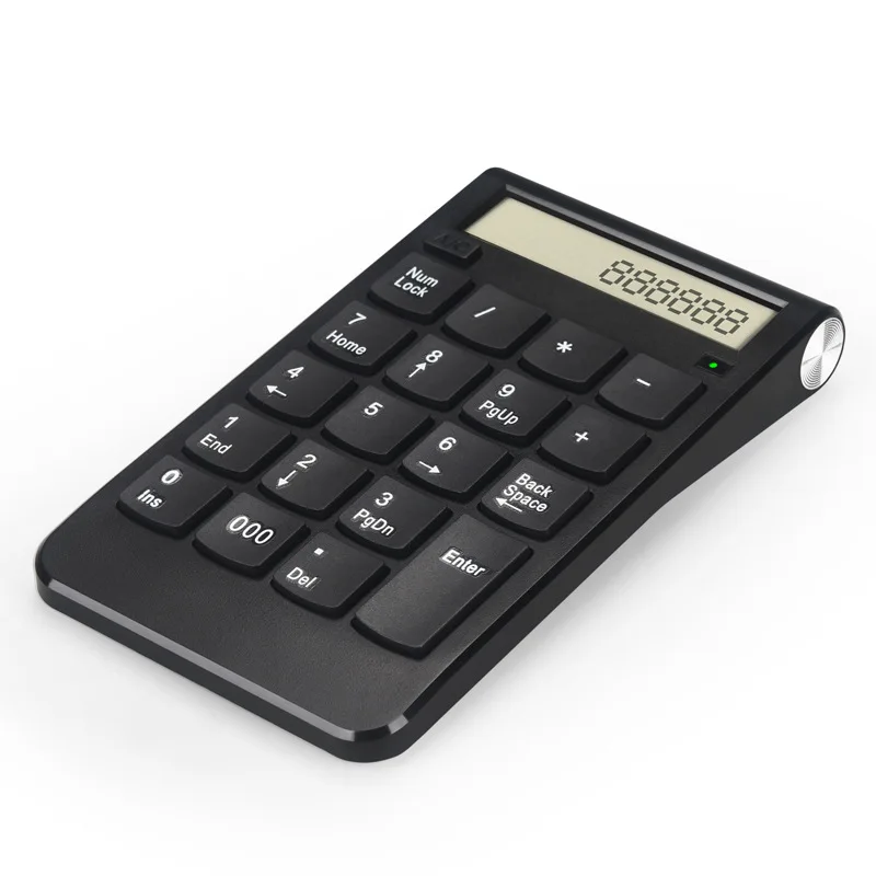 Calculatrice numérique sans fil avec affichage numérique, mini clavier  numérique intelligent, aste, USB 2.4G, 19 prédire, fournitures de bureau -  AliExpress