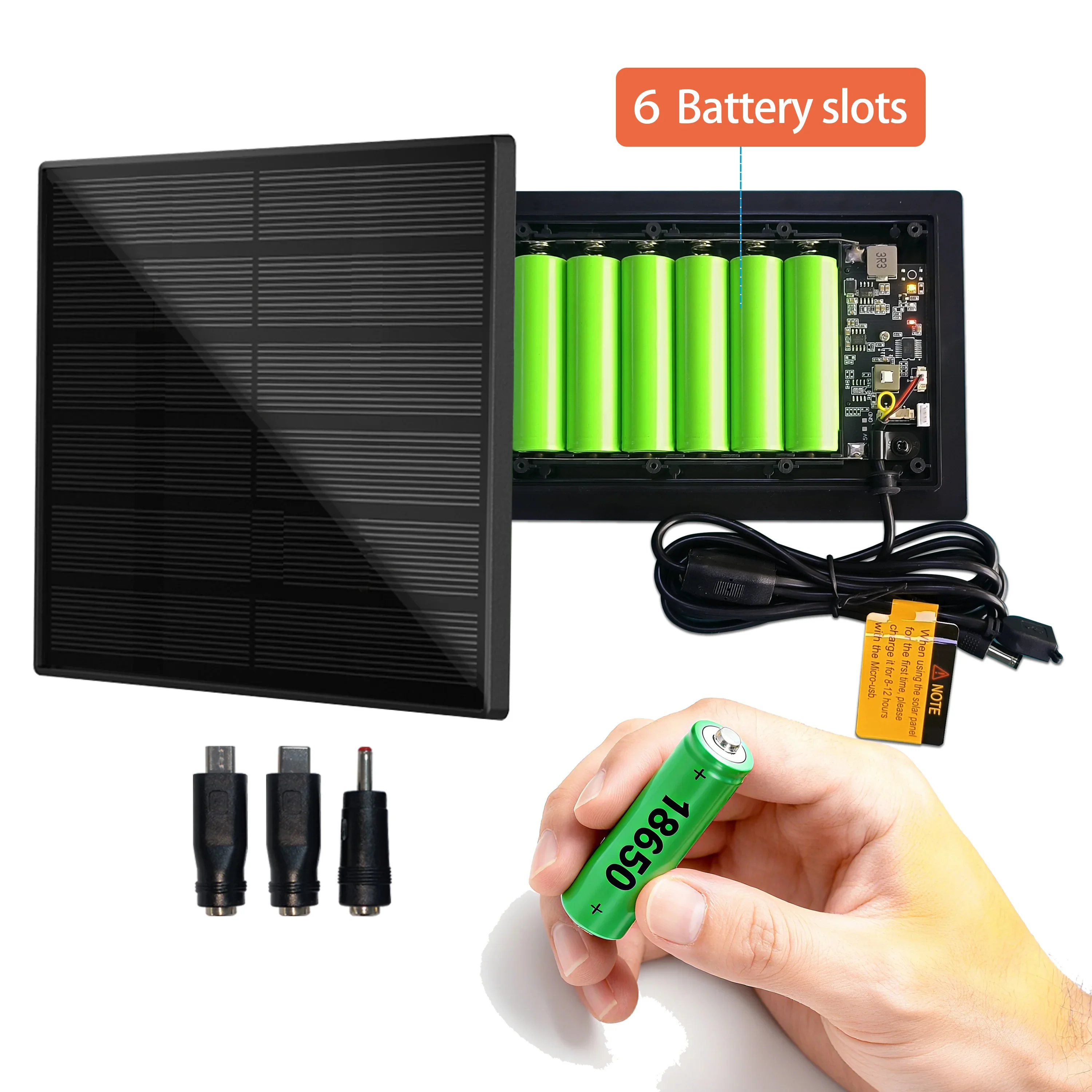 4W Solar Panel Waterproof IP66 Outdoor 2m Cable Charger USB TypeC 5V DC12V Powered Security WIFI Hunting Camera Or Tuya Sensors 2