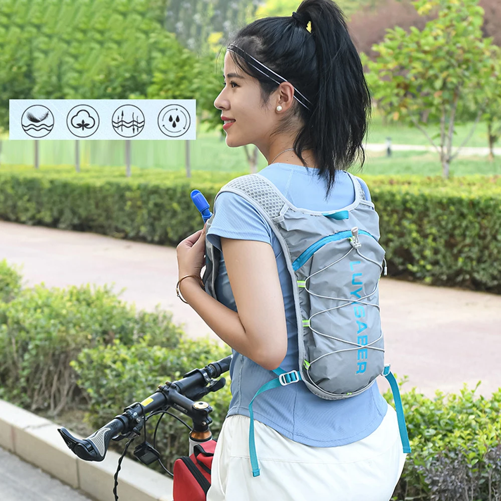1PCS Running Hydration Vest for Women Men , Hydration Backpack for Hiking Marathon Race 6