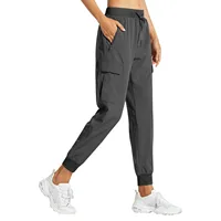 Women's Summer Solid Color Workwear Slow Running Quick Drying Hiking Pants Sports Casual Pants for Various Occasions S-XXL 1